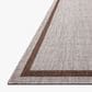 Loloi Easton Dove and Coffee 4" x 6" Indoor/Outdoor Area Rug, , large