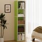 HOMLUX 5-Tier Cube Open Shelf Storage Organizer Bookcase in Green and White, , large