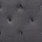 Baxton Studio Gregory Full Upholstered Headboard in Grey, , large