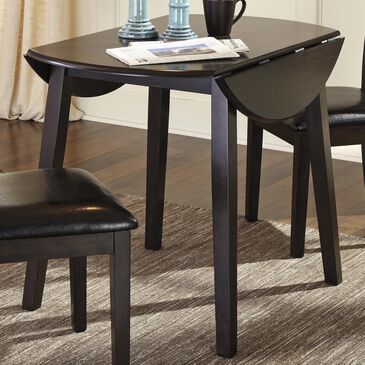 Signature Design by Ashley Hammis Drop Leaf Table in Dark Brown - Table Only, , large