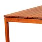 Amazonia 7-Piece Patio Dining Set with Wood Seat in Brown, , large