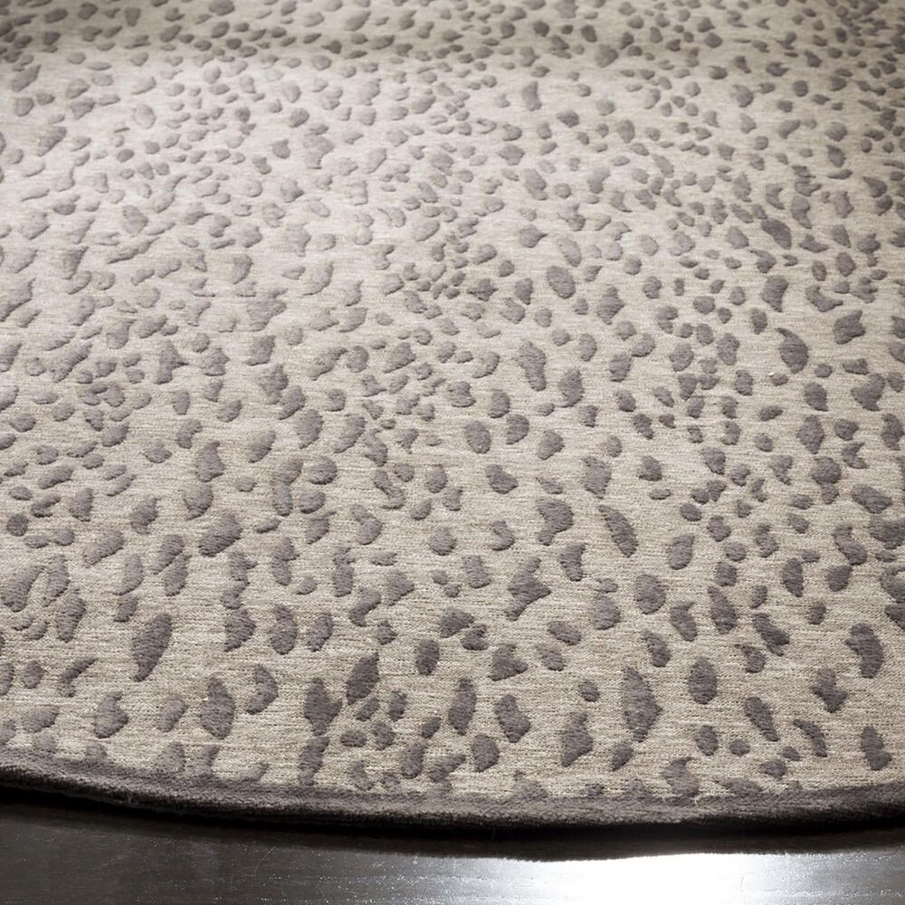 Safavieh Marbella 6&#39; Round Dark Grey and Light Grey Area Rug, , large