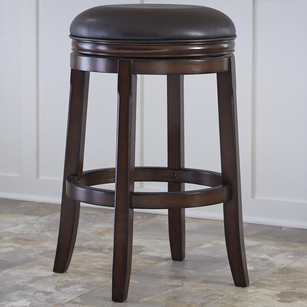 Millennium Porter 29" Swivel Stool in Rustic Brown, , large