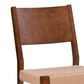 Linon Home Decor Cadence Side Chair with Woven Rope Seat in Brown (Set of 2), , large
