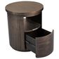 Nicolette Home Bosley Round End Table in Coffee Bean, , large