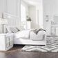 Millenium Chalanna Queen Upholstered Storage Bed in White, , large