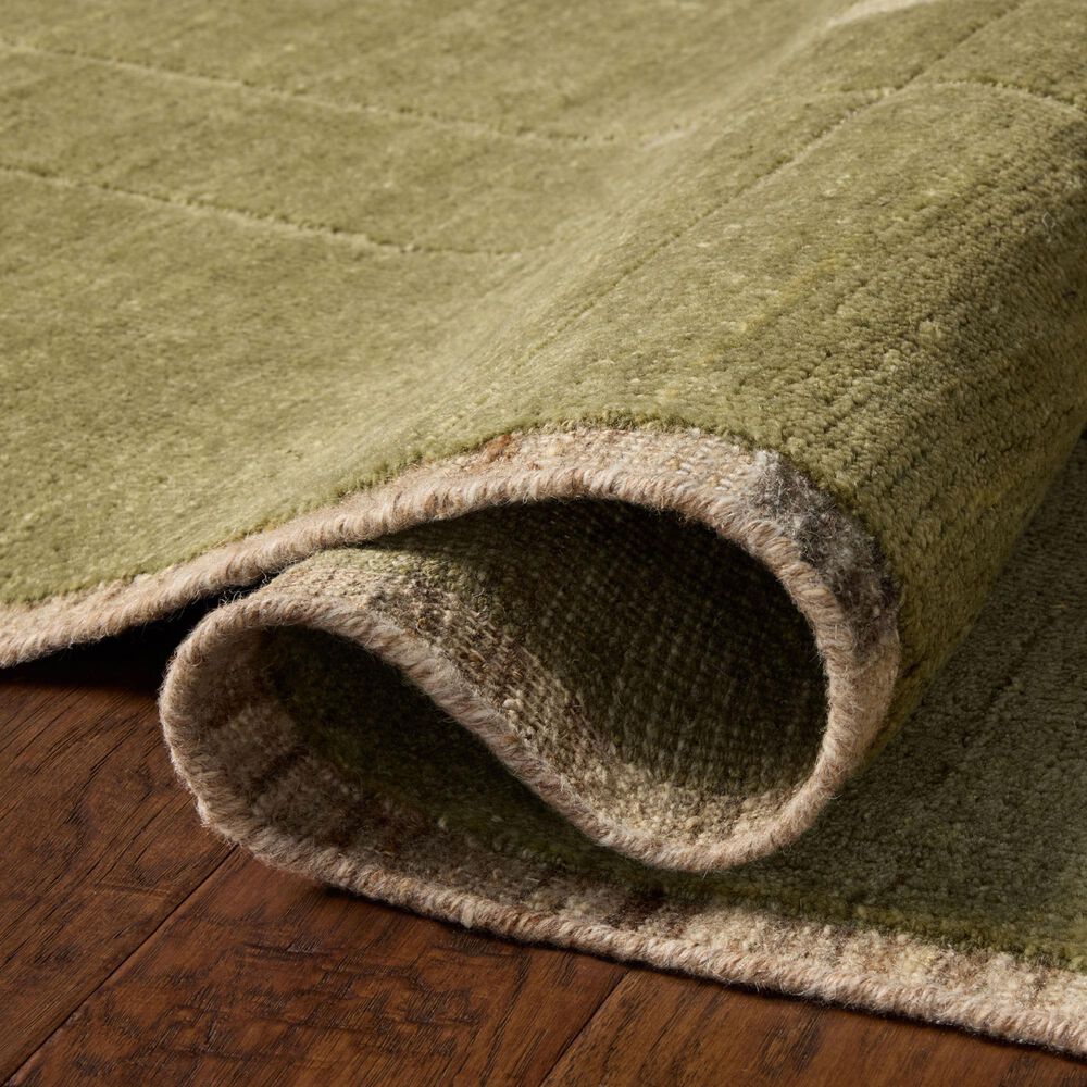 Loloi Beckham Natural and Moss 5'6" x 8'6" Area Rug, , large