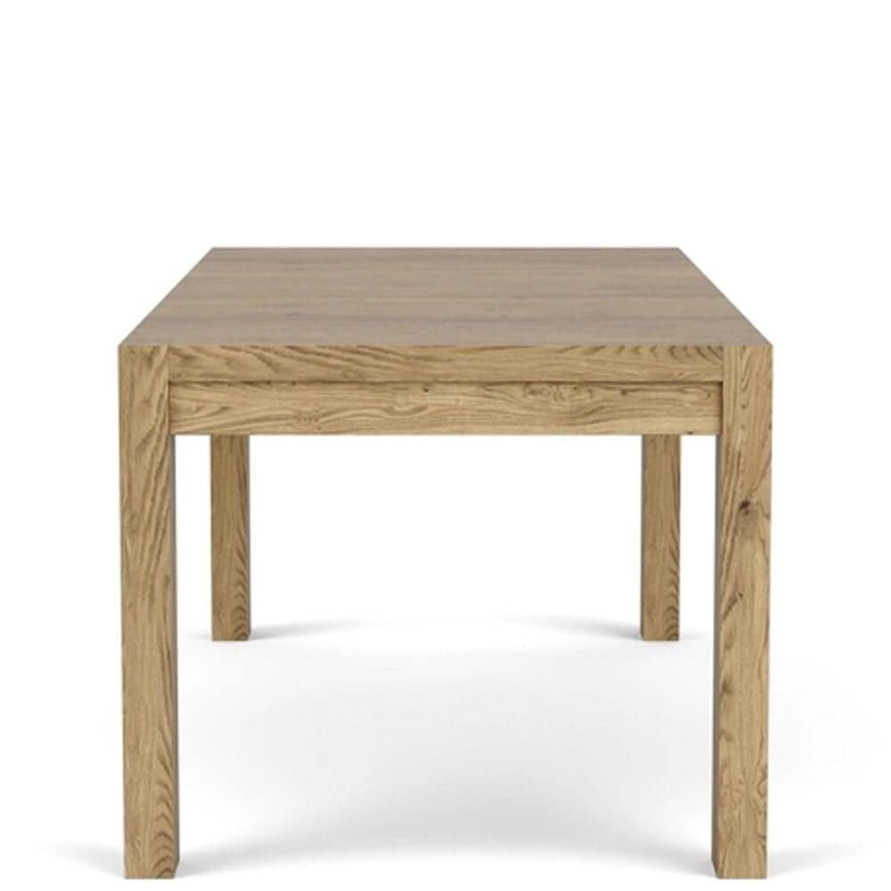 Shannon Hills Davie Dining Table with Leaf and 6 Upholstered Dining Side Chairs in Pale Oak, , large