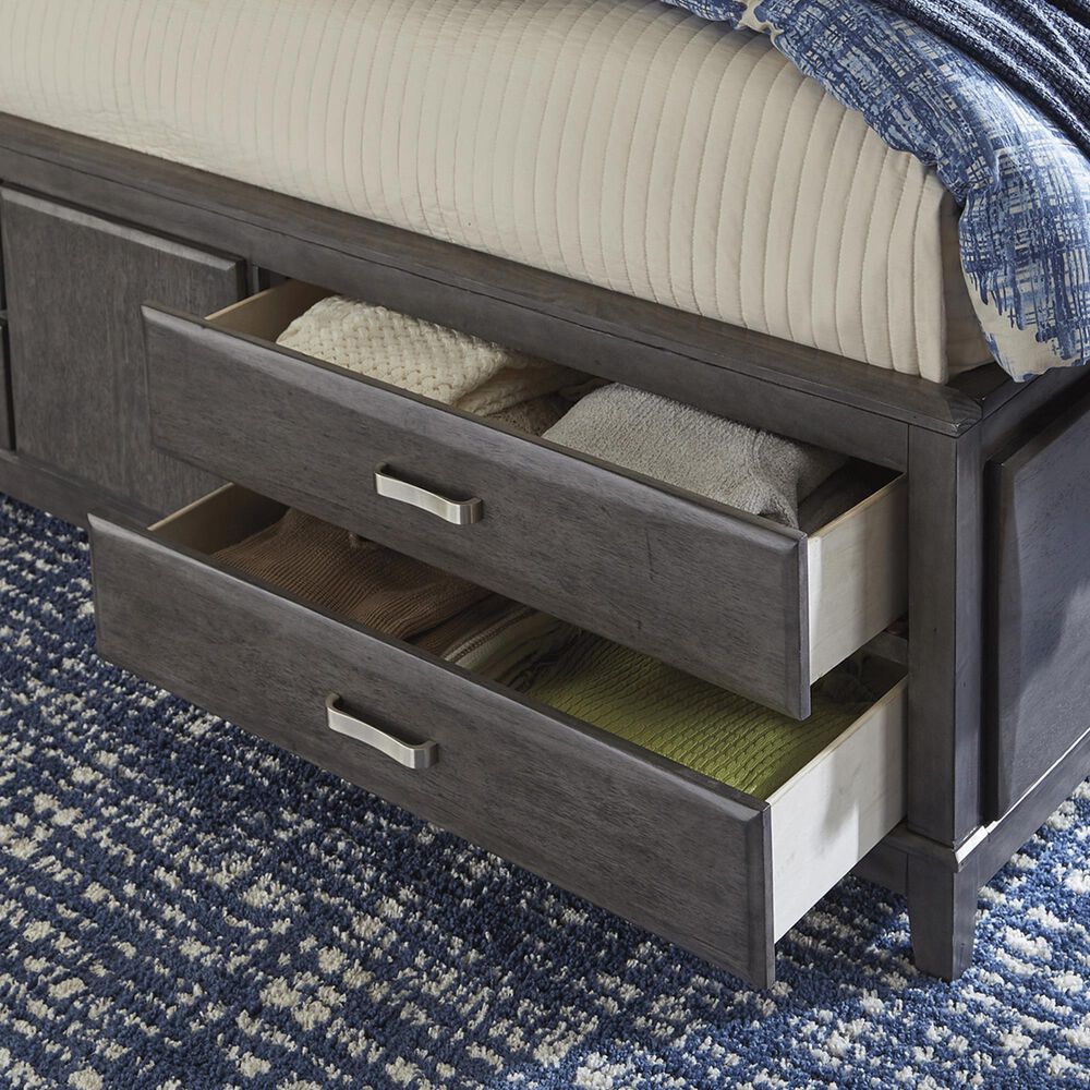 Ashley Caitbrook Cal King Storage Bed in Gray, , large