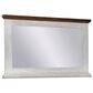 Briarwood Town Hall Mirror for 7-Drawer Dresser in Turkish Coffee and Aged White, , large
