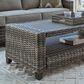 Ashley Oasis Court 4-Piece Patio Conversation Set in Gray, , large