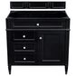 James Martin Vanities Brittany 36" Single Bathroom Vanity in Black Onyx with 3 cm Ethereal Noctis Quartz Top and Rectangle Sink, , large