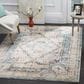Safavieh Aria ARA106E 4" x 6" Beige and Blue Area Rug, , large