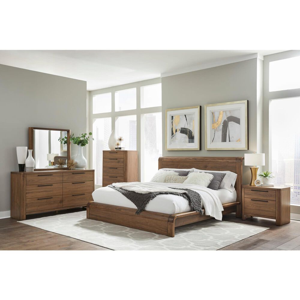 Urban Home Totes Full Platform Bed in English Walnut, , large
