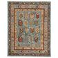 Capel Charise Shirvan 2"6" x 9" Blue and Amber Runner, , large