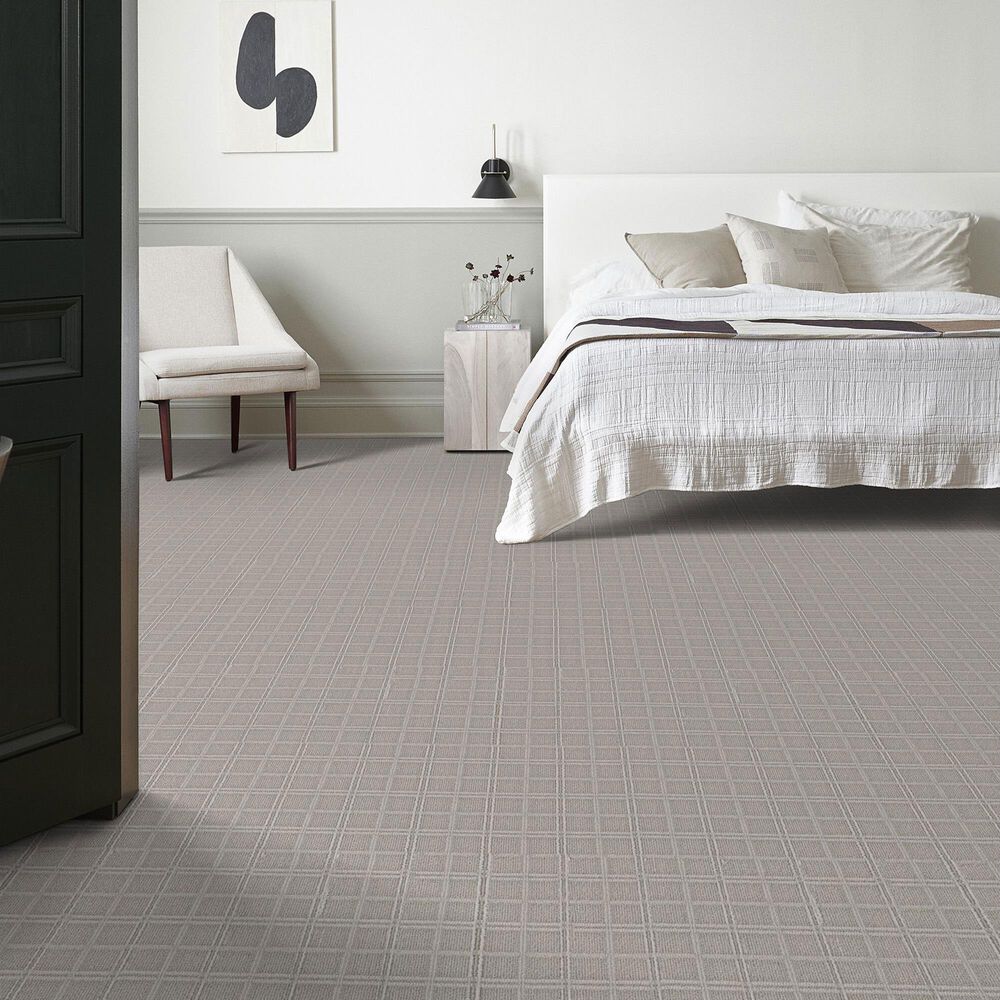 Anderson Tuftex Breeze Block Carpet in Foggy, , large