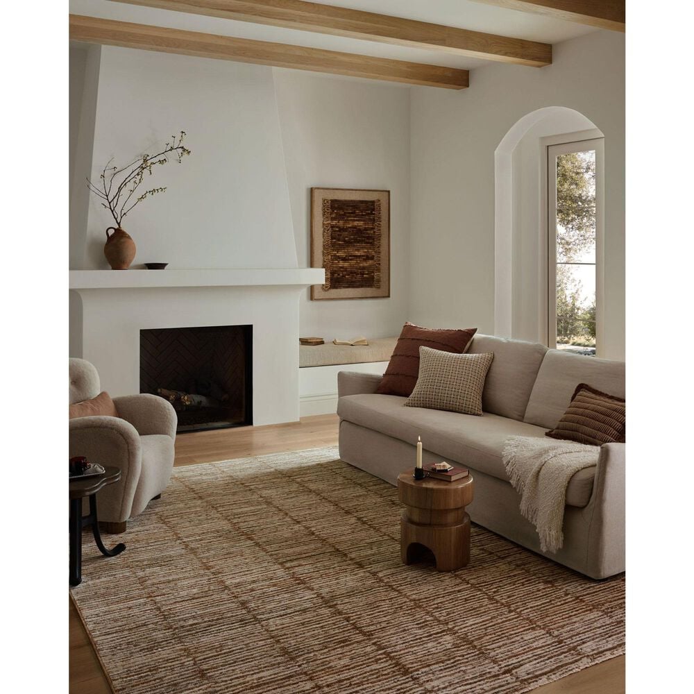 Loloi Nellie Terracotta and Ivory 11&#39;6&quot; x 15&#39;7&quot; Area Rug, , large