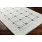 Surya Louvre Dark Blue, Cream and Pale Blue 9" x 12" Area Rug, , large