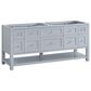 James Martin Vanities Breckenridge 72" Double Bathroom Vanity in Serenity Blue with 3 cm Victorian Silver Quartz Top and Rectangular Sinks, , large