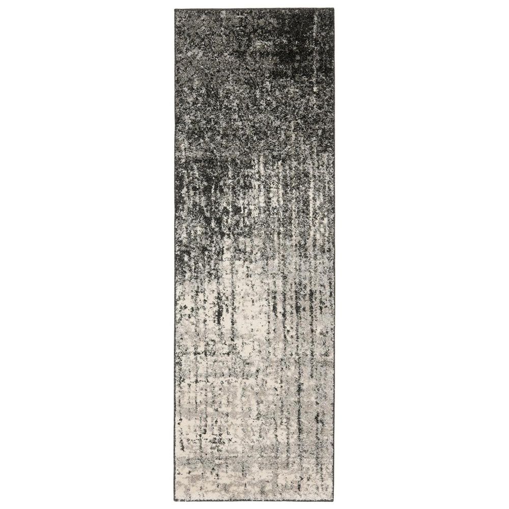 Safavieh Retro RET2770-9079-27 2&#39;3&quot; x 7&#39; Black/Light Grey Runner, , large