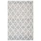 Safavieh Natura NAT711B 4" x 6" Ivory and Blue Area Rug, , large