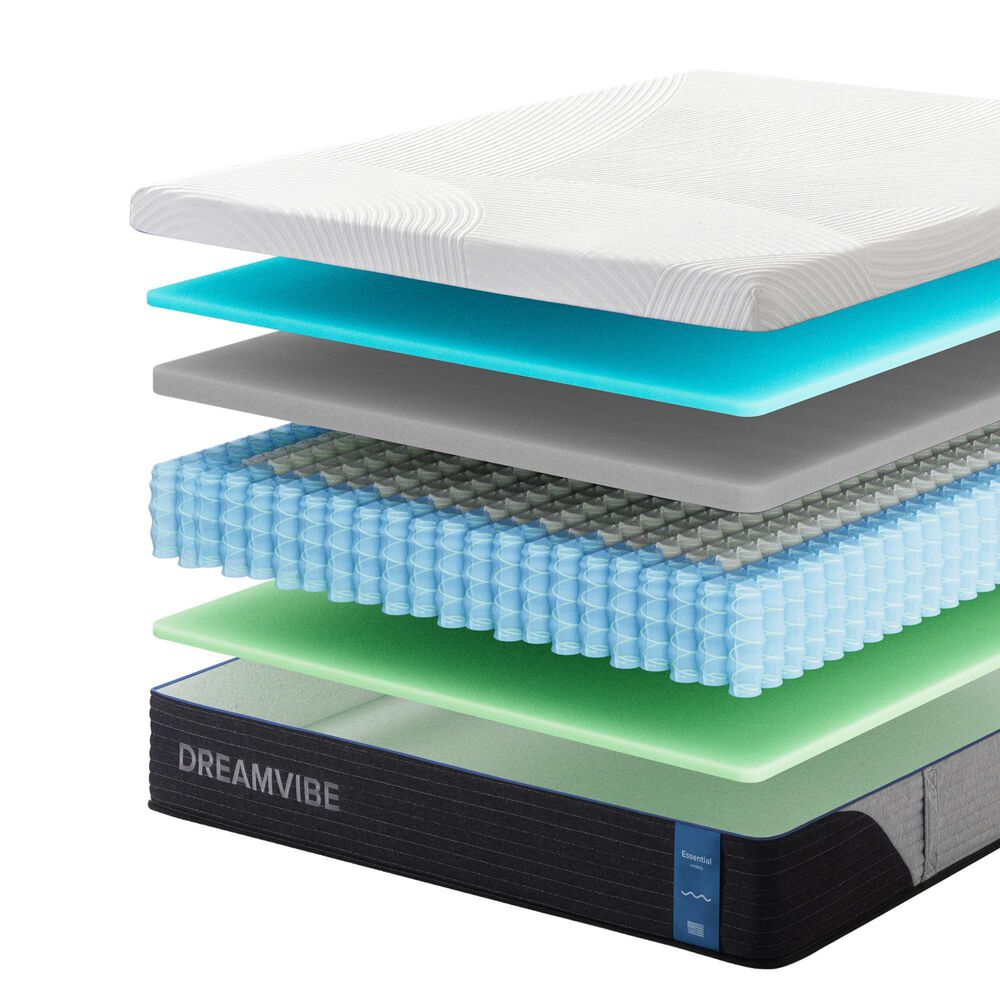 GigaCloud Essential 12&quot; Medium Firm Hybrid Twin Mattress, , large