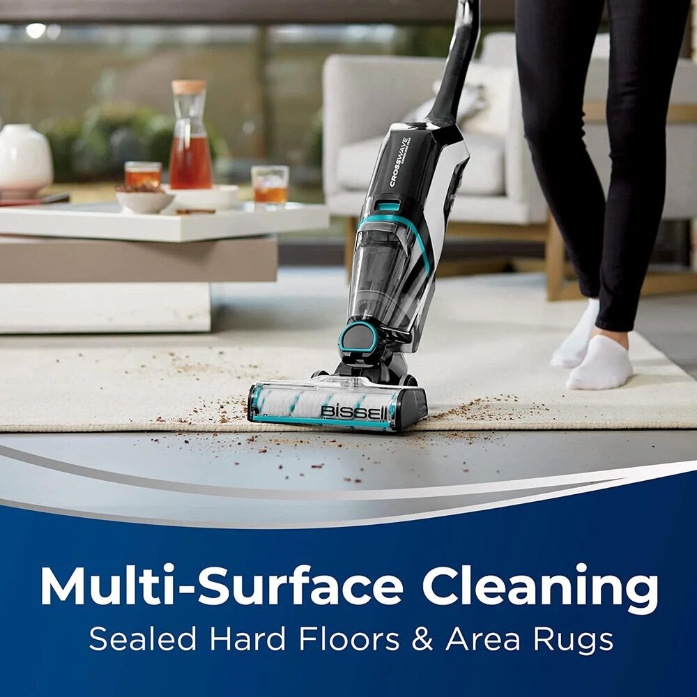 Bissell CrossWave Cordless Max Multi-Surface Wet Dry Vacuums in Black and White, , large