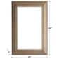 James Martin Portland 28" Mirror in White Washed Walnut, , large