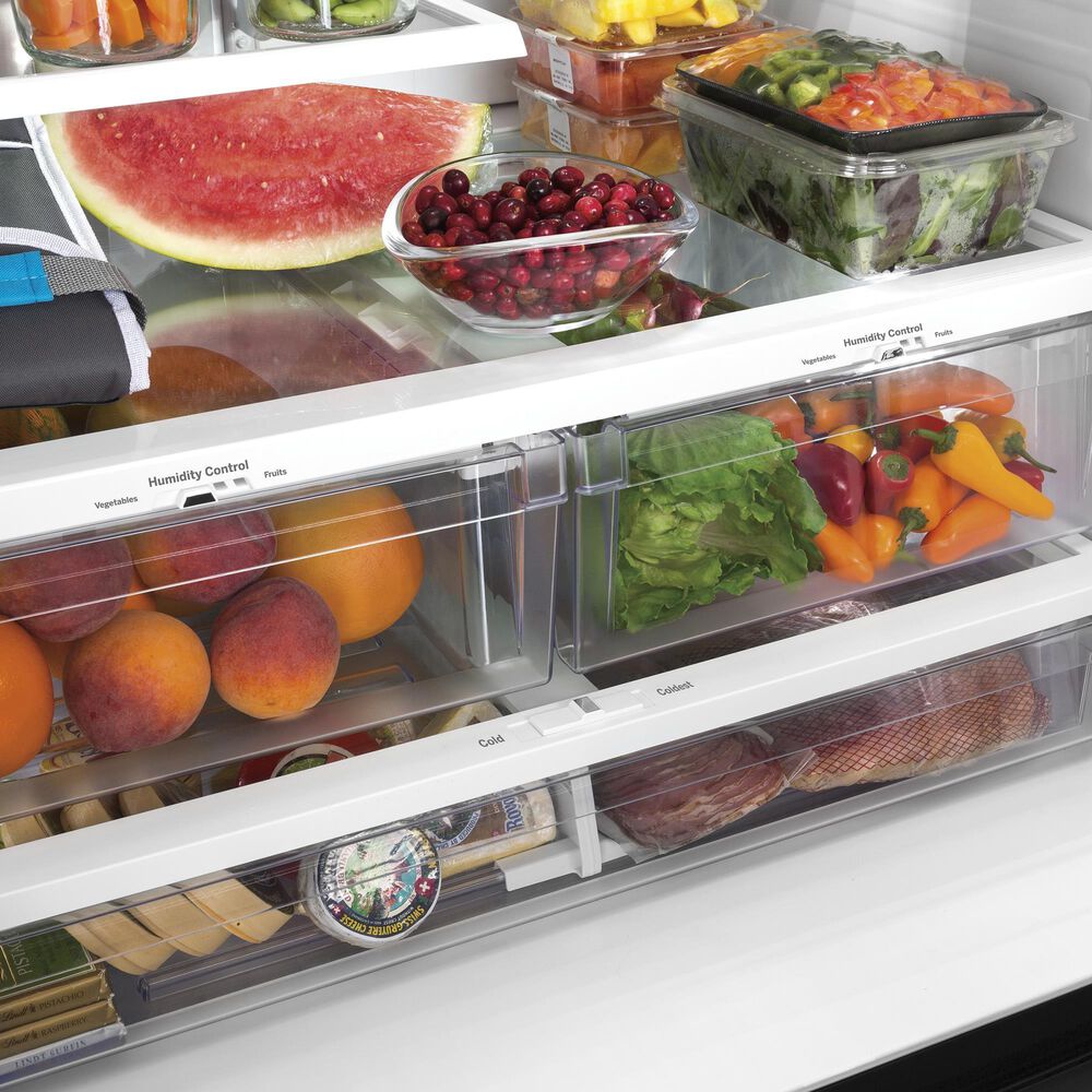 GE Appliances 27.0 Cu. Ft. Fingerprint Resistant French-Door Refrigerator in Stainless Steel, , large
