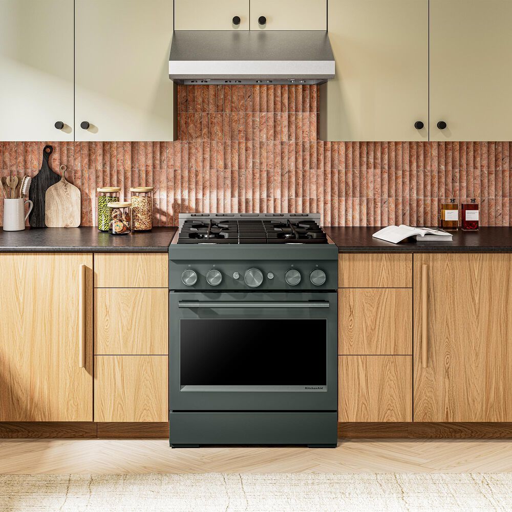 KitchenAid 4.1 Cu. Ft. Commercial-Style Gas Range in Juniper, , large