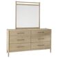 Aspen Furniture, Inc.  Shiloh 3-Piece Queen Bedroom Set in Champagne, , large