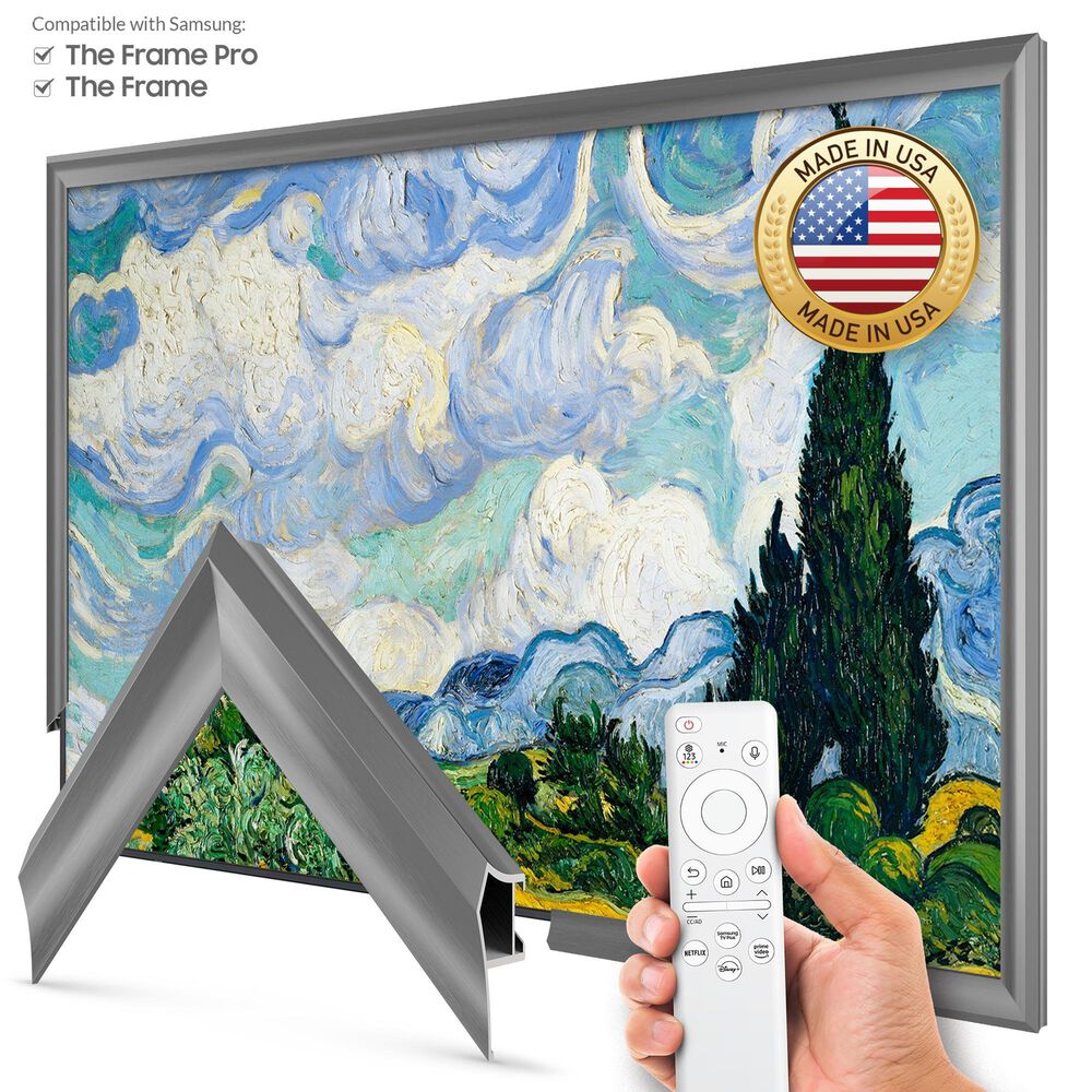 Deco TV Frames Alloy 32" Frame Bezel for Samsung the Frame TV in Graphite, , large