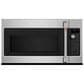 Cafe 2.1 Cu. Ft. Over The Range Microwave Oven in Stainless Steel with Brushed Stainless Handles, , large
