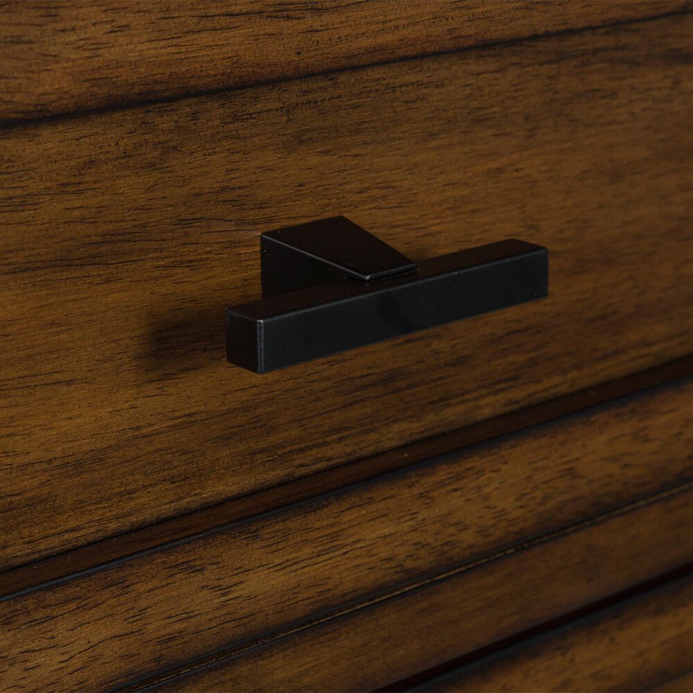 Ashley Taffenbrook 4-Piece Queen Storage Bedroom Set in Medium Brown and Black, , large