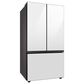Samsung Bespoke Bespoke 30.1 Cu. Ft. 3-Door French Door Refrigerator - White Glass Panels Included, , large