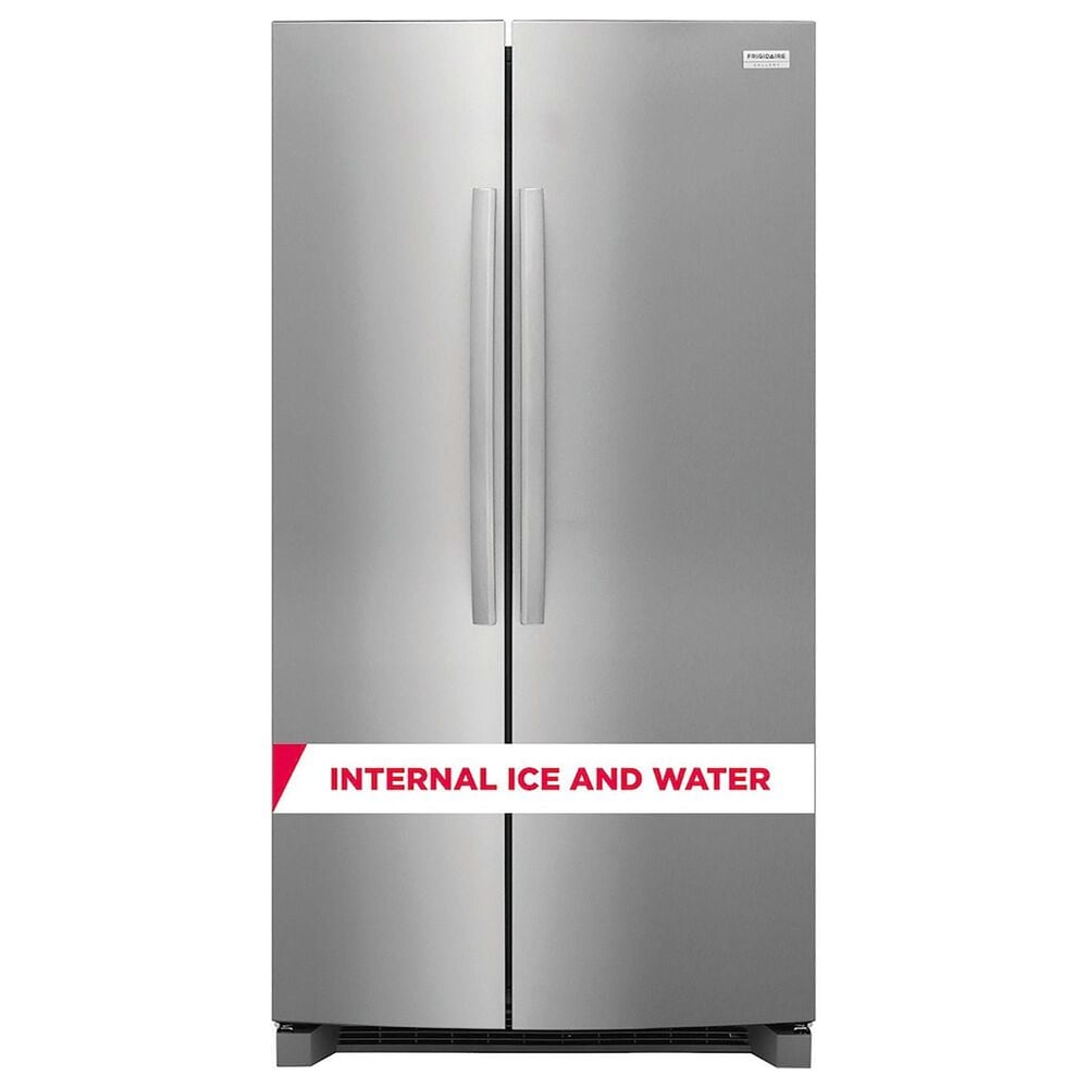 Frigidaire Gallery 26 Cu. Ft. Standard Depth Side-by-Side Refrigerator in Stainless Steel, , large