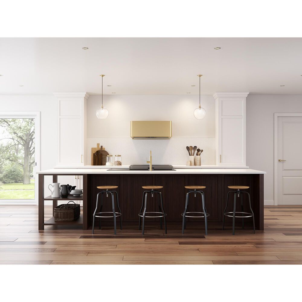 Zephyr Mesa 48" Wall Range Hood in Satin Gold, , large