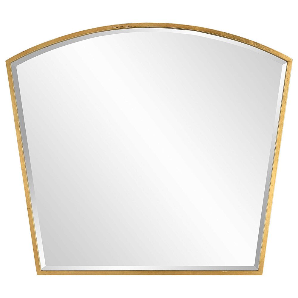 Uttermost Boundary Mirror in Gold Leaf, , large
