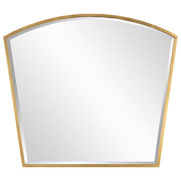Uttermost Boundary Mirror in Gold Leaf, , large