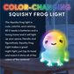 InnoVibe Color-Changing Squishy Frog RGB Touch Night Light, , large