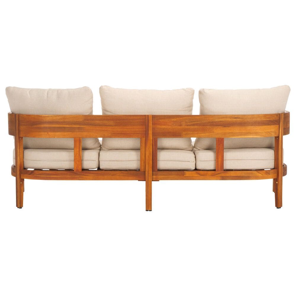 Safavieh Theo 3-Seater Outdoor Sofa in Taupe, , large