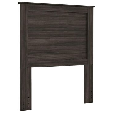 Lemoore Essential Twin Panel Headboard in Grey Walnut, , large