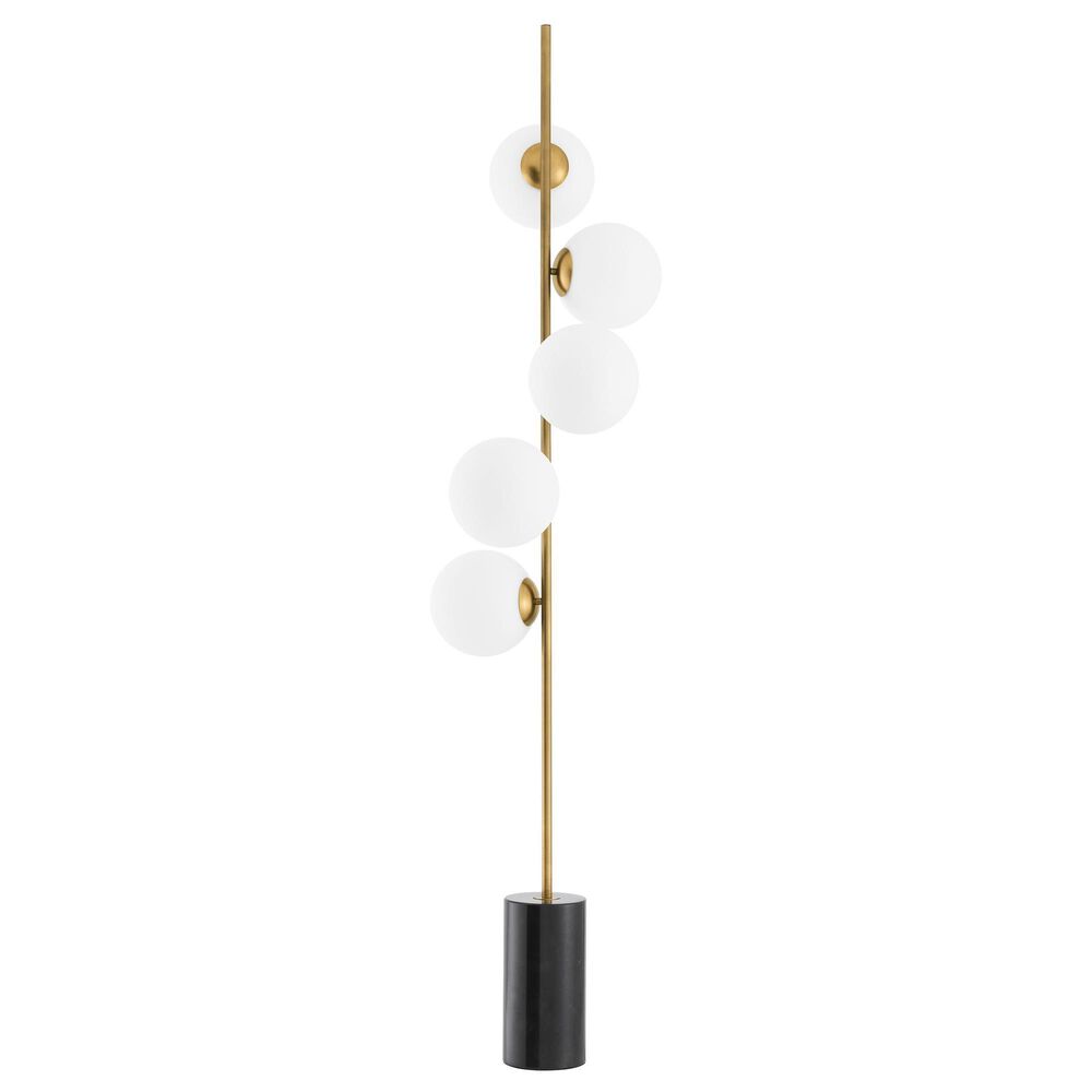 Eichholtz Tempo Floor Lamp in Black and Antique Brass, , large