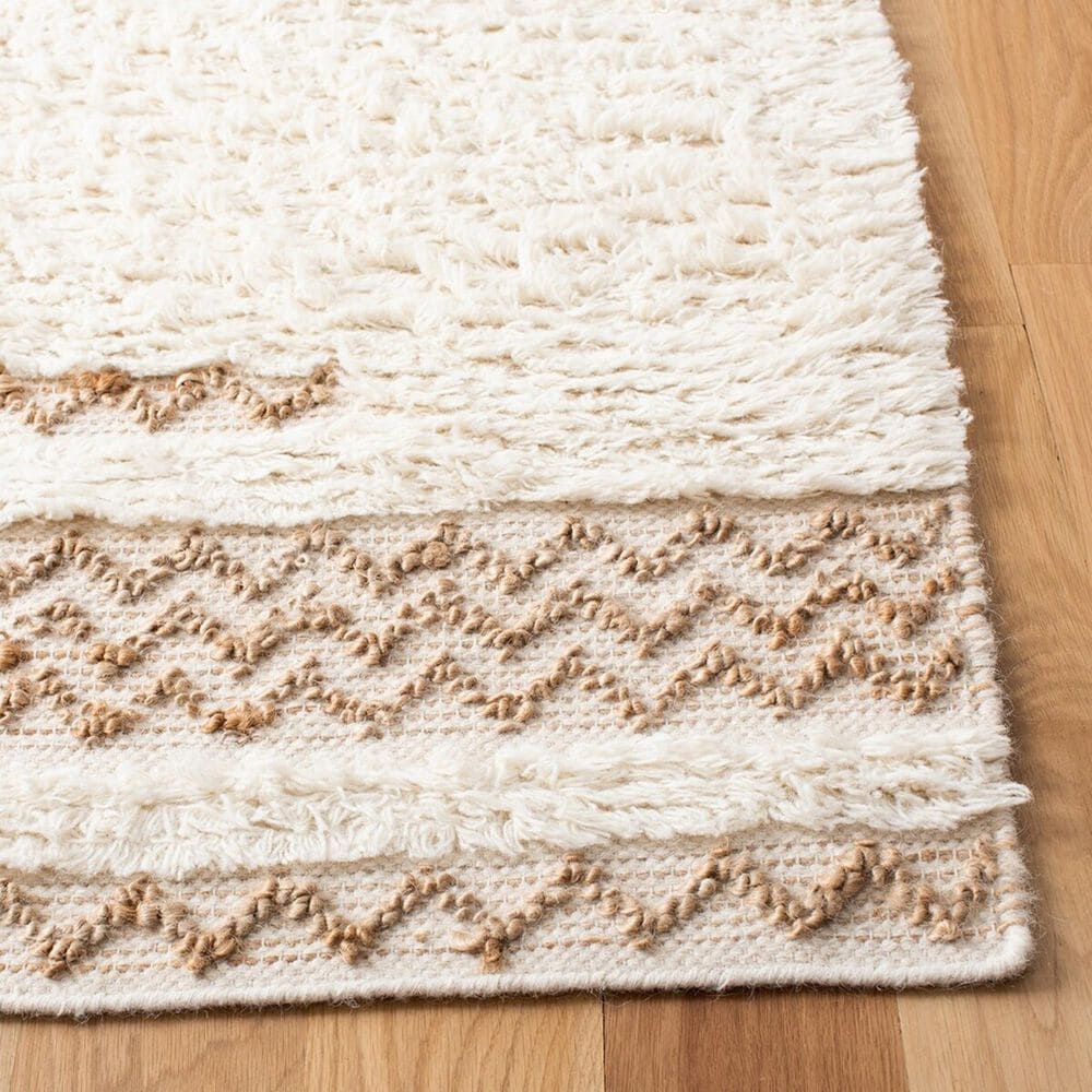 Safavieh Natura NAT720A 8&#39; x 10&#39; Ivory and Brown Area Rug, , large