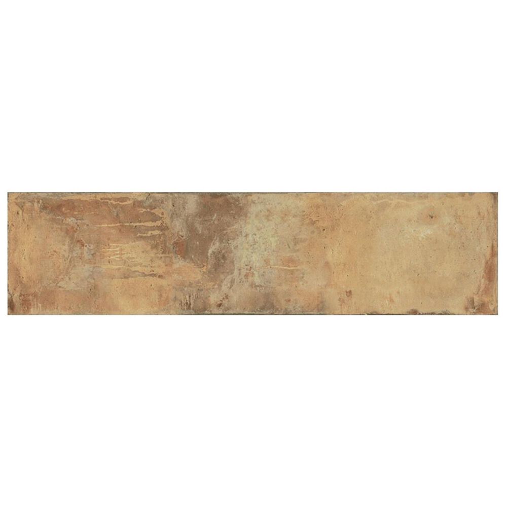 Soci Terre Rosso Natural 10" x 40" Porcelain Tile, , large