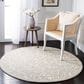 Safavieh Micro-Loop MLP507F 5" Round Light Grey and Ivory Area Rug, , large