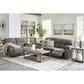 Ashley Scranto Manual Reclining Loveseat in Brindle, , large