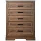New Heritage Design Coventry Hall 5-Drawer Chest in Pecan, , large