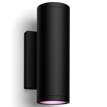 Philips Hue White and Color Outdoor Wall Light in Black, , large