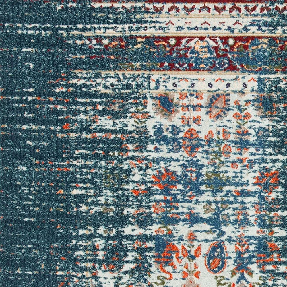 Safavieh Monaco MNC208V 2&#39;2&quot; x 6&#39; Blue and Ivory Scatter Rug, , large